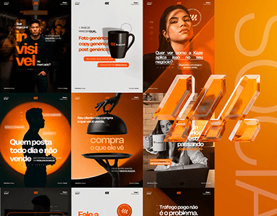Capa do projeto Social Media · Agência de Marketing no portfólio da MARYNOMARKETING